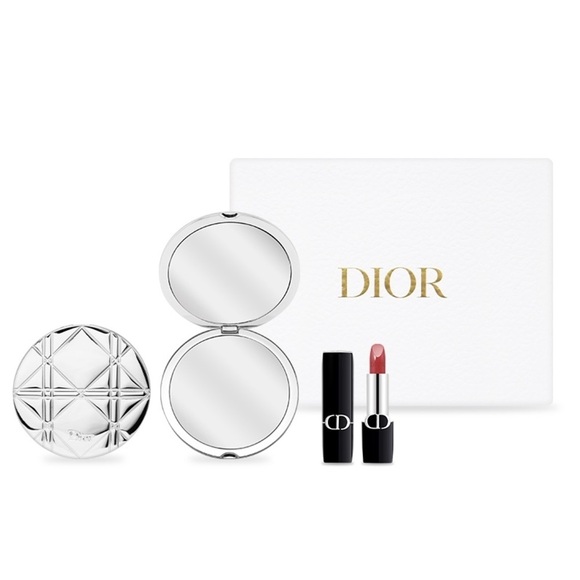 NWT Dior VIP Limited Edition Compact Mirror and Mimi Lipstick Set. - Picture 12 of 13